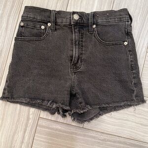 Madewell The Perfect Jean Short Black Size 26